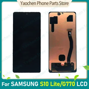 OLED Ekran Samsung Galaxy S10 Lite SM-G770F / DS SM-G770F lcd ekran dokunmatik ekranlı sayısallaştırıcı grup Değiştirme