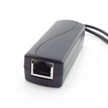 48V için 12V POE Splitter Bağlayıcı Poe Güç Adaptörü enjektör Anahtarı IP Kamera Wifi için Enjektör Kablosu Duvar Fişi 5.5 mm * 2.1 mm erkek