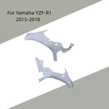 Boyasız Vücut Sol ve Sağ Yan Kapak ABS Enjeksiyon Fairing Motosiklet Modifiye Aksesuarları Yamaha YZF-R1 2015-2018