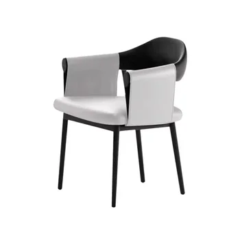 Iskandinav katı ahşap yemek sandalyesi Modern Basit Otel Restoran Sandalye Tasarımcı Resepsiyon Müzakere Stuhl Ev Mobilyaları WKDC
