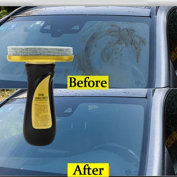 Araba Cam Parlatma Yağ Çözücü Temiz Lehçe Macun Bakım Cam Hidrofobik Geçirmez Pencere Boya Yağ Sökücü Ajan Su Filmi Yağı