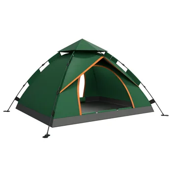 3-4 Kişi Kamp Çadırı 1-2 Kişi Otomatik Çadır,Kolay Anında Kurulum Taşınabilir Sırt Çantasıyla Güneş Barınağı, Seyahat, Yağmur Geçirmez