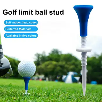 5 Adet Golf Tees Kompakt Boyutu Yüksekliği Ayarlanabilir Golf Topu Tutucu Hafif Kırılmaz Düşük Sürtünme Golf Tees Eğitim Yardımları