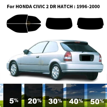 Önceden kesilmiş nanoceramics araba UV Pencere Tonu Kiti Otomotiv Cam Filmi HONDA CİVİC 2 DR KAPAK 1996-2000