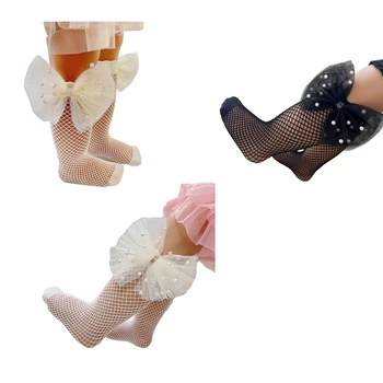 F62D Yürüyor Çocuk Kız file çoraplar Örgü Fantezi Çorap Tayt yaz elbisesi Çorap