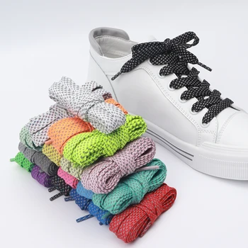 1 Çift Yansıtıcı Danteller Düz Ayakkabı Bağcığı Sneakers için Renkli Yansıtıcı Ayakkabı bağcıkları Aydınlık Ayakkabı Bağı 100/120/140/160CM Dizeleri