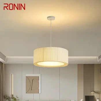 RONİN İskandinav asılı kolye ışık LED Modern yaratıcılık basit beyaz avize dekor lambası ev yemek odası için