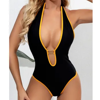 Kadınlar Katı Dantel bikini seti Push Up Mayo Beachwear Yastıklı Mayo Kadın Bikini Trend 2023 Swimwer kadın mayo
