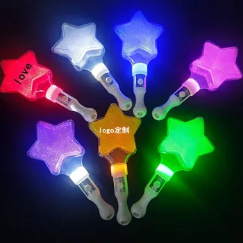 Tezahürat Sopa ilginç üç dişli ışıkları çok amaçlı eklemek Eğlenceli Neşeli Pentagram Yıldız ışıklı LED çubuk konser malzemeleri için