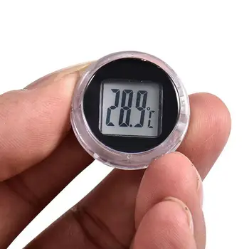 Araba Sıcaklık Ölçer Yüksek Hassasiyetli Mini Dijital Termometreler Ev Stick-On Sıcaklık Ölçer Ölçer dijital ekran