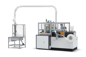 Kahve Kağıt Bardak Makinesi Tam Otomatik Çift Duvar Kağıdı Ürün Yapma Ekipmanları Hattı Tedarikçisi Tek Kullanımlık Bardak Kağıt Şekillendirme