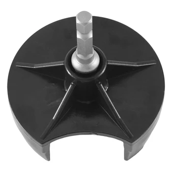 2 Adet Örgü Makinesi Adaptörü Altıgen Çelik Bit Güç Tornavida Eki Siyah + Beyaz