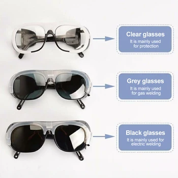 Kaynak gözlüğü parlama Önleyici argon arkı Koruyucu kaynak gözlüğü Koruyucu Gözlük Güvenlik Çalışma Gözler Koruyucu