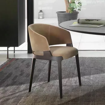 Modern Zarif ergonomik sandalye Yatak Odası Accent Relax Tasarım yemek sandalyeleri Ofis İskandinav Sillones Bireysel İskandinav Mobilya