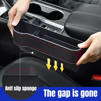 Atsafepro araba için çok işlevli Koltuk Organizatör Koltuk Gap Dolgu Otomatik Konsol Yan saklama kutusu, Ön Koltuk Araba Organizatör