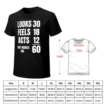 Komik 60th doğum günü hediyesi T-Shirt eşofman erkekler t gömlek