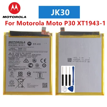 JK30 3000 mAh Pil Orijinal motorola pili Moto P30 XT1943-1 Cep Telefonu Batteria + Ücretsiz Araçlar