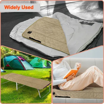 Isıtmalı uyku tulumu astarı USB şarj uyku tulumu yatak taşınabilir hafif kamp sırt çantası yürüyüş için sıcak tutmak