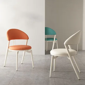Ofis Nordic Sandalye Oturma Odası Tasarımcı Salonu Makyaj Modern Ergonomik yemek sandalyeleri Mutfak Bahçe Comedor Salon mobilyaları
