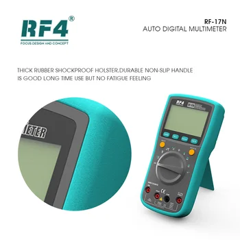 RF4 RF - 17N Dijital akıllı çok fonksiyonlu Multimetre devre Elektronik bakım Enstrüman Test Cihazı Tamir Araçları için