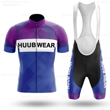 2023 yaz bisiklet jersey erkekler pro takım özelleştirmek HUUB bisiklet kıyafeti bisiklet bisikletçi kıyafeti bib şort tricotas de ciclismo hombre