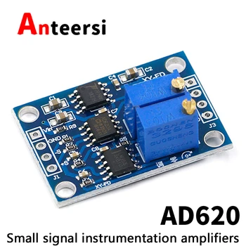 Yüksek hassasiyetli mikro / milivolt gerilim amplifikatörü Küçük sinyal enstrümantasyon amplifikatörü AD620 verici