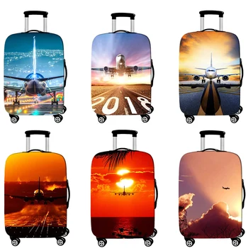 Uçak Gövde Seyahat Aksesuarları Bagaj Kapağı Bavul Koruma Bagaj tozluk Esneklik set kılıfı Seyahat Bavul için