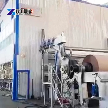 Kağıt İmalatı Kağıt Fabrikası Yapma Makinesi Kraft Oluklu Kağıt Ürün Atık Kağıt Geri Dönüşüm Karton Kağıt Makinesi hattı