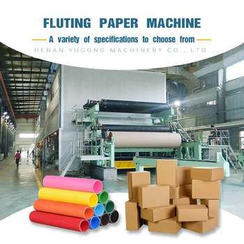 Kağıt İmalatı Kağıt Fabrikası Yapma Makinesi Kraft Oluklu Kağıt Ürün Atık Kağıt Geri Dönüşüm Karton Kağıt Makinesi hattı
