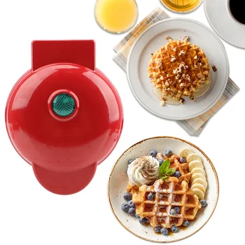 Tava Eggette Makinesi Mini Elektrikli Waffle makinesi Mini Waffle Pot waffle kek makinesi Fırın Kabarcık Yumurta Fırın Kahvaltı Waffle Kalıpları Gofrera