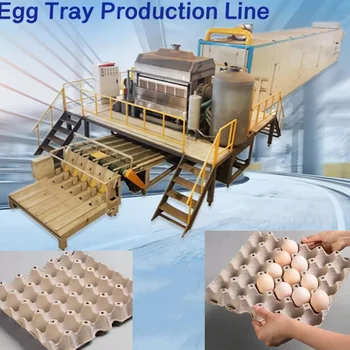 Döner Yumurta Makinesi Tepsisi Yumurta Tepsisi Baskı Etiketleme Makinesi Yumurta Tepsisi Baskı Makinesi Yumurta Kağıt Tepsisi Yapma Makinesi