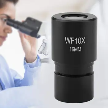 Optik Cam Mikroskop Mercek Lensler HD Metal Kabuk Geniş açılı Mercek Arayüzü 23.2 mm WF10X 16mm Mikroskop Lens