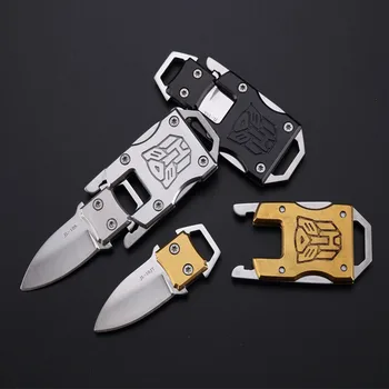 EDC Paslanmaz Çelik Taşınabilir Anahtarlık Bıçak Aracı Çok Mini Taktik Cep Katlanır Bıçaklar hayatta kalma bıçağı bıçaklar