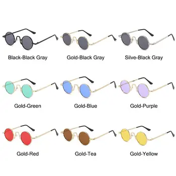 UV400 Koruma Küçük Yuvarlak Güneş Gözlüğü Renkli Punk Hippi güneş gözlüğü Daire Tonları için Parti / Plaj / Seyahat / Streetwear