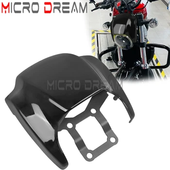 Siyah Plastik motosiklet kafa lambaları Maskesi Kukuletası Kiti Ön Far Fairing Kapak İçin Harley Nightster 975 RH975 RH 975 2022 2023