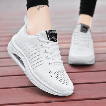 Kama Sneakers Kadın Spor Nefes yürüyüş ayakkabısı Moda hava yastığı Kalın Alt Açık Tenis Hafif koşu ayakkabıları