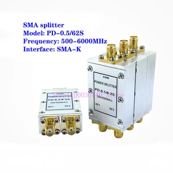 Bir ila İki Güç Bölücü SMA RF Güç Bölücü 2.4 5.8 Wifi Birleştirici 0.5-6G, Empedans: 50Ω