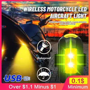 Çakarlı lamba Şarj Kablosuz Birçok Durum İçin Uygun Göstergesi Motosiklet Araba Drone Mini sinyal ışığı led el feneri