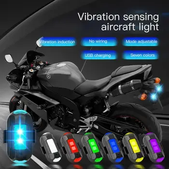 Çakarlı lamba Şarj Kablosuz Birçok Durum İçin Uygun Göstergesi Motosiklet Araba Drone Mini sinyal ışığı led el feneri