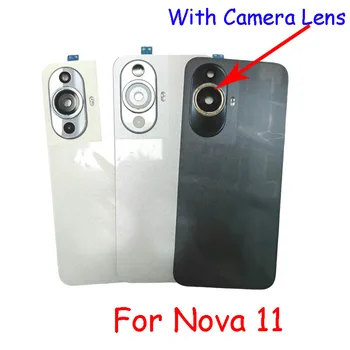 AAAA Kalite Huawei Nova 11 İçin FOA-AL00 FOA-LX9 Arka kapak Pil Kutusu Konut Kamera Lens Değiştirme İle