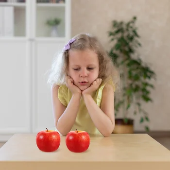 8 Adet Yemek Masa süsü Elma Modelleri Yapay Kek Sahte Güzel Parti Dekorları Köpük Simüle Oyuncaklar