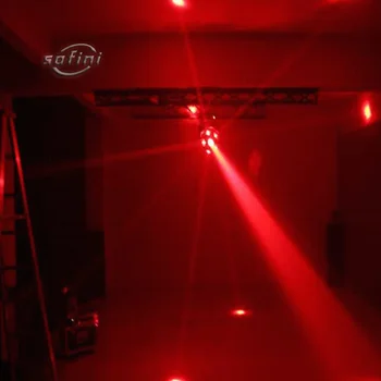 8 ADET / GRUP futbol ışın 12 adet RGBW 4ın1 LED futbol hareketli kafa ışık sonsuz rotasyon DJ disko parti ışın sahne aydınlatma
