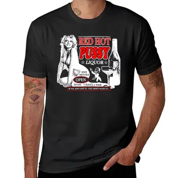Yeni Kırmızı Sıcak Kedi Likör Cadılar Bayramı Korku Gore Rob T-Shirt eşofman büyük boy t shirt erkek t shirt