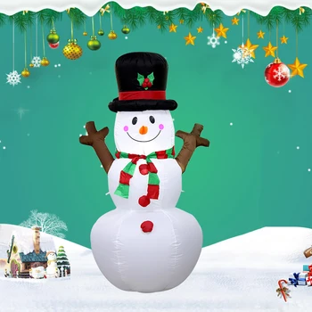Şişme Karikatür Dev Kardan Adam led ışık Kardan Adam Bebek Dekor Noel Bahçe partisi Dekoru