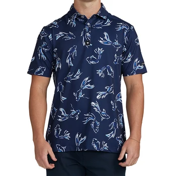2023 Yaz Erkek Golf Gömlek Hızlı Kuru T-shirt Spor jarse giyim Kısa Kollu Üstleri Nefes polo gömlekler İçin Golf Kıyafetleri