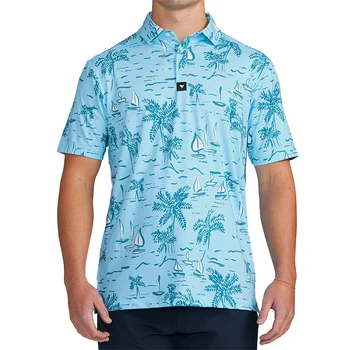 2023 Yaz Erkek Golf Gömlek Hızlı Kuru T-shirt Spor jarse giyim Kısa Kollu Üstleri Nefes polo gömlekler İçin Golf Kıyafetleri