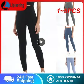 1 ~ 5 ADET Vnazvnasi 2023 Sıcak Satış Spor Kadın Tam Boy Tayt 19 Renk Koşu Pantolon Rahat Ve Formfitting Yoga