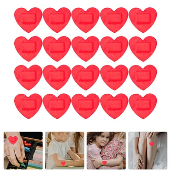 Hemşirelik Pad yara koruma bandajlar taşınabilir yamalar küçük kalp şeklinde Bandaids çocuklar