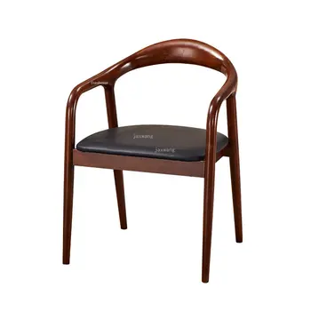 İskandinav katı ahşap Arkalığı yemek sandalyeleri Modern Yatak Odası Oturma Odası Koltuk basit mutfak mobilyası yemek sandalyesi L F