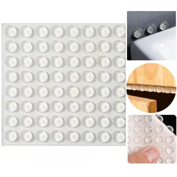 Şeffaf Silikon Granüller Yarım Küre Anti-Çarpışma Parçacıklar Kapı Kolu Sticker Anti Yumru Yastıklama Anti Kayma Ayak Mat